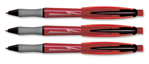 Paper Mate Replay.Max Ball Pen Erasable 1.0mm Tip 0.7mm Line Red Ref S0835210 [Pack 12]