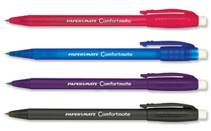 Paper Mate Comfortmate Fresh Mechanical Pencil 0.5mm Lead Assorted Barrels Ref S0512420 [Pack 12]