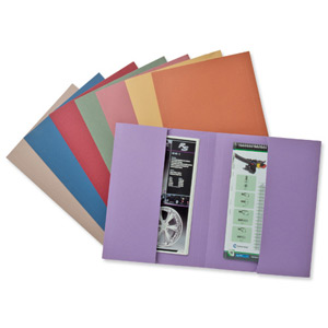 Concord Document Wallet 315gsm Double Pocket 2x30mm Foolscap Buff Ref 37202 [Pack 25]