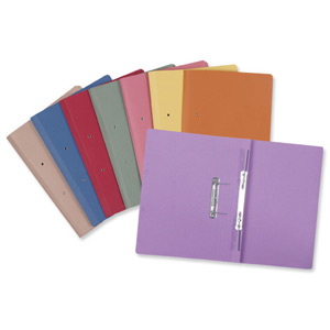 Concord Transfer Spring Files 420gsm 38mm Foolscap Orange Ref 22506 [Pack 25]