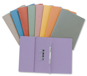 Concord Transfer Spring Files with Pocket 420gsm 38mm Foolscap Grey Ref 27505 [Pack 25]
