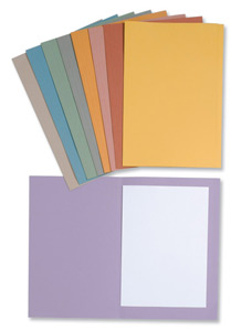 Concord Square Cut Folder Recycled Pre-punched 270gsm Foolscap Buff Ref 43202 [Pack 100]
