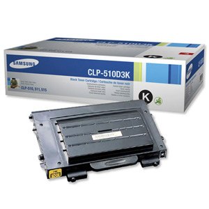 Samsung Laser Toner Cartridge Page Life 3000pp Black Ref CLP-510D3K-ELS