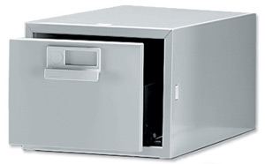 Bisley Card Index Cabinet 1 Drawer for 203x127mm Cards 271x403x206mm Grey Ref FCB15-73
