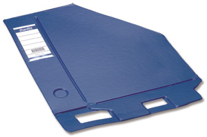 Bantex Concept Magazine Rack File Plastic 70mm A4 Blue Ref 401001 [Pack 5]