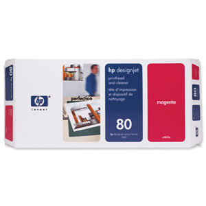 Hewlett Packard [HP] No. 80 Inkjet Printhead and Cleaner Magenta Ref C4822A Ident: 810C