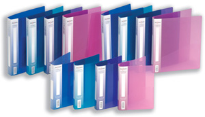 Snopake Electra Ring Binder Polypropylene 2 O-Ring 15mm Size A5 Purple Ref 10111 [Pack 10]