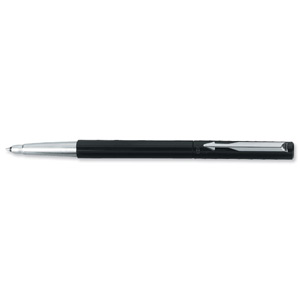 Parker Vector Standard Roller Ball Durable with Stainless Steel Nib and Trim Black Ref S0160090
