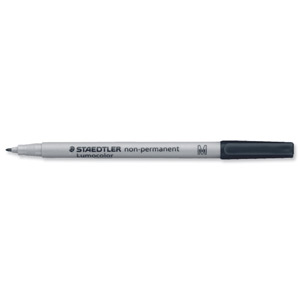 Staedtler 315 Lumocolor Pen Non-permanent Medium 0.8mm Line Black Ref 315-9 [Pack 10]