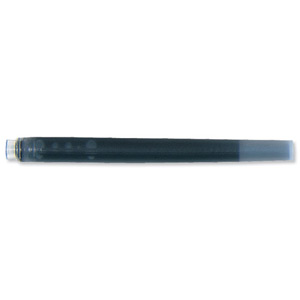 Parker Quink Cartridge Ink Refills Box of 5 Blue-Black Ref S0881590 [Pack 12]