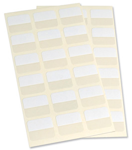 3L Index Tabs Permanent Write-on Type-on 25mm White Ref 10511 [Pack 72]