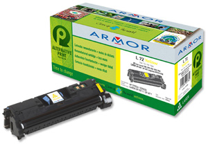 Armor Compatible Toner Cartridge Yellow [HP C9702A Equivalent] Ref K12001