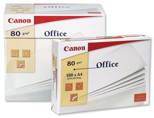 Canon Office Multifunctional Paper Ream-Wrapped 80gsm A4 White Ref 3842 [5 x 500 Sheets]