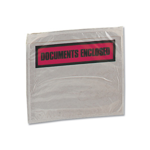 Packing List Envelopes Polythene A6 Documents Enclosed 158x110mm [Pack 1000]