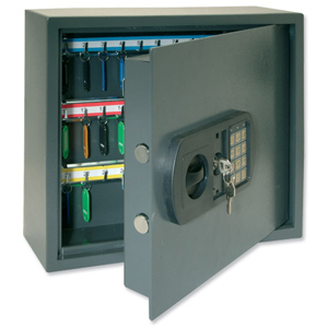 High Security Key Safe with Electronic Key Pad and 30mm Double Bolt Locking 100 Keys