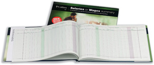 Collins Salaries or Wages Book 112 Pages 210x250mm A4 Ref 316