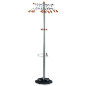 Alba Coat Stand Wave H1750mm Ref PMWAVE