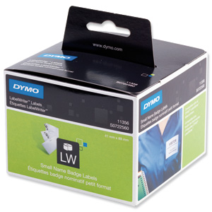 Dymo LabelWriter Labels Name Badge 89x41mm Ref 11356 S0722560 [Pack 300]