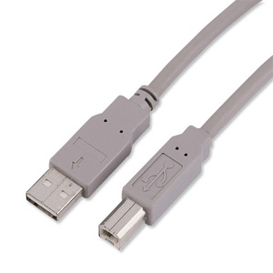 Hama USB Cable Type A-B High Quality Shielded UL Style 3.0m Grey Ref 29100