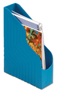Avery Original Magazine Rack File High-impact Polystyrene A4 Plus Blue Ref 440SXBLUE [Pack 6]