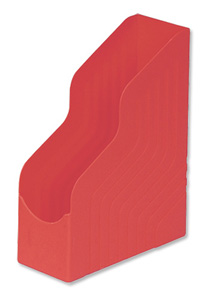 Avery Original Magazine Rack File High-impact Polystyrene A4 Plus Red Ref 440SXRED [Pack 6]
