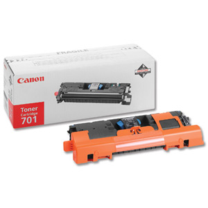 Canon 701BK Laser Toner Cartridge Page Life 5000pp Black Ref 9287A003