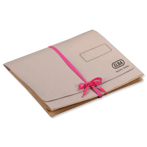 Elba Deed Legal Wallet with Security Ribbon Capacity 51mm Foolscap Buff Ref 100080791 [Pack 25]