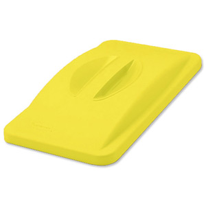 Rubbermaid Slim Jim Lid for General Recycling System Yellow Ref 2688-88-YEL