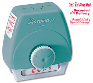 Xstamper 3-in-1 Word Stamp - Royal Mail Special Delivery - Recorded Delivery - 1st Class Mail Ref WS8527