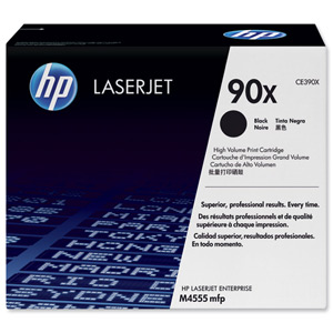 Hewlett Packard [HP] No. 90X Laser Toner Cartridge Page Life 24000pp Black Ref CE390X Ident: 815N