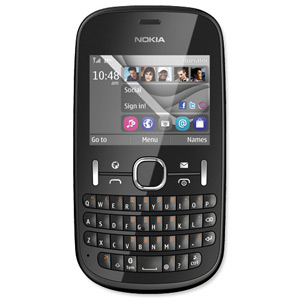 Nokia Asha 201 Phone Sim Free Black