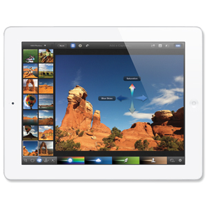 Apple iPad 3rd Generation WiFi + Cellular 16GB 9.7in Display 2048x1536px Bluetooth 4.0 White Ref MD369B/A