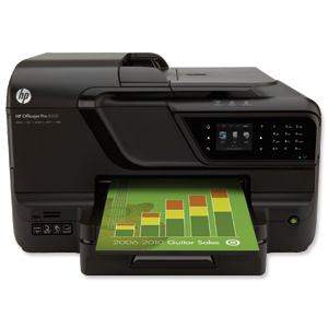 Hewlett Packard [HP] OfficeJet Pro 8600e Colour Multifunction Inkjet Printer Ref CM749A