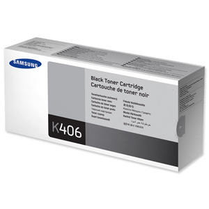 Samsung Laser Toner Cartridge Page Life 1500pp Black Ref CLT-K406S/ELS Ident: 682F