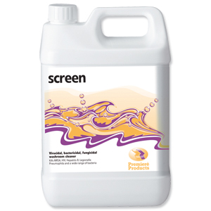 Screen Disinfectant Virucidal Bactericidal and Fungicidal 5 Litres Ref 6068 [Pack 2]