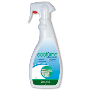 Ecoforce Disinfectant Non Fragranced Biodegradeable 750ml Ref 11578