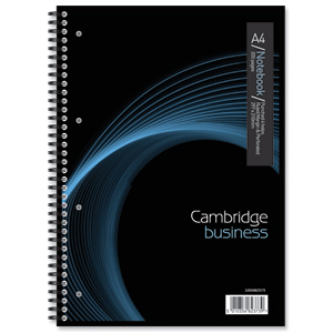 Cambridge Notebook 200 Page Wirebound Feint & Margin A4 Ref 100082373 [Pack 3]