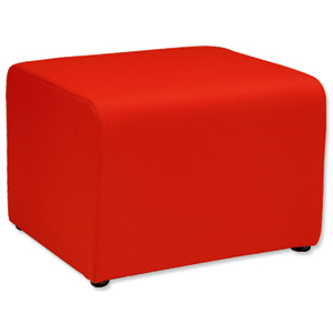 Adroit Bob Reception Chair Box Shape W600xD600xH450mm Wine
