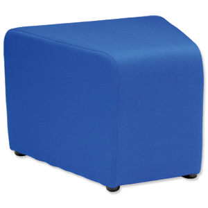 Adroit Weave Reception Chair Segment Shape W300-600xD600xH450mm Ocean