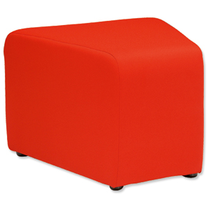 Adroit Weave Reception Chair Segment Shape W300-600xD600xH450mm Wine