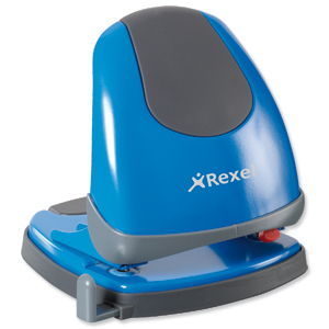 Rexel Easy Touch Low Force 2 Hole Punch Capacity 30x 80gsm Blue Ref 2102641