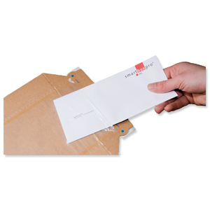 Smartbox Corrugated Card Envelope with Document Bag B5 Ref 210101010 [Pack 100]