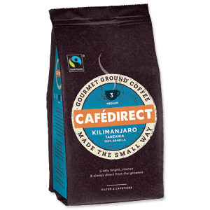 Cafe Direct Kilimanjaro Ground Coffee Fairtrade 227g Ref A07611