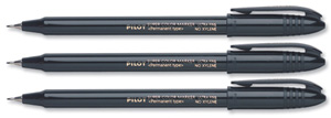 Pilot SCANUF Permanent Marker Ultrafine 0.4mm Line Black Ref SCAUF01 [Pack 12]