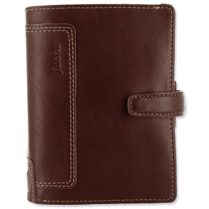Filofax Holborn Personal Organiser for Paper 81x120mm Pocket Brown Ref 425119