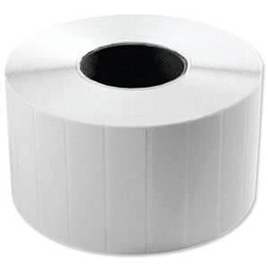 Wasp Thermal Transfer Peelable Barcode Labels 50x25mm 2300 Labels Per Roll Ref 633808402501 [4 Rolls]