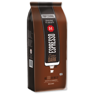 Douwe Egberts Extra Dark Roast Coffee Beans 1kg Ref 433000