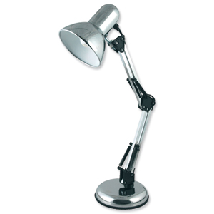 Searchlight Electric Hobby Desk Lamp Polished Chrome 40W Ref L946CH