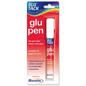 Blue Tack Fine Nib Glu Pen Ref 80528 [Pack 6]