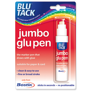 Blue Tack Marker Glu Pen Ref 805309 [Pack 6]